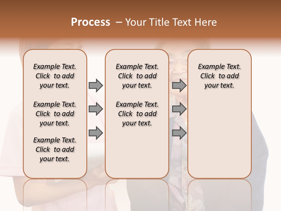 Model Senior Caregiver PowerPoint Template