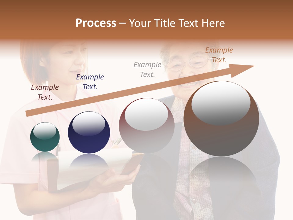 Model Senior Caregiver PowerPoint Template