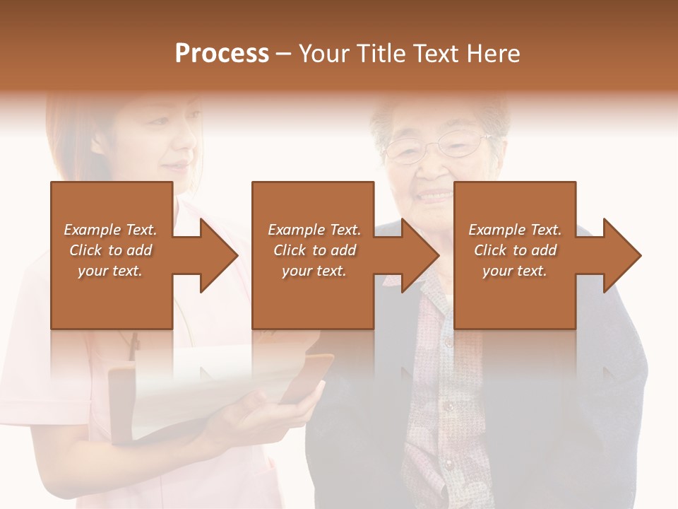 Model Senior Caregiver PowerPoint Template
