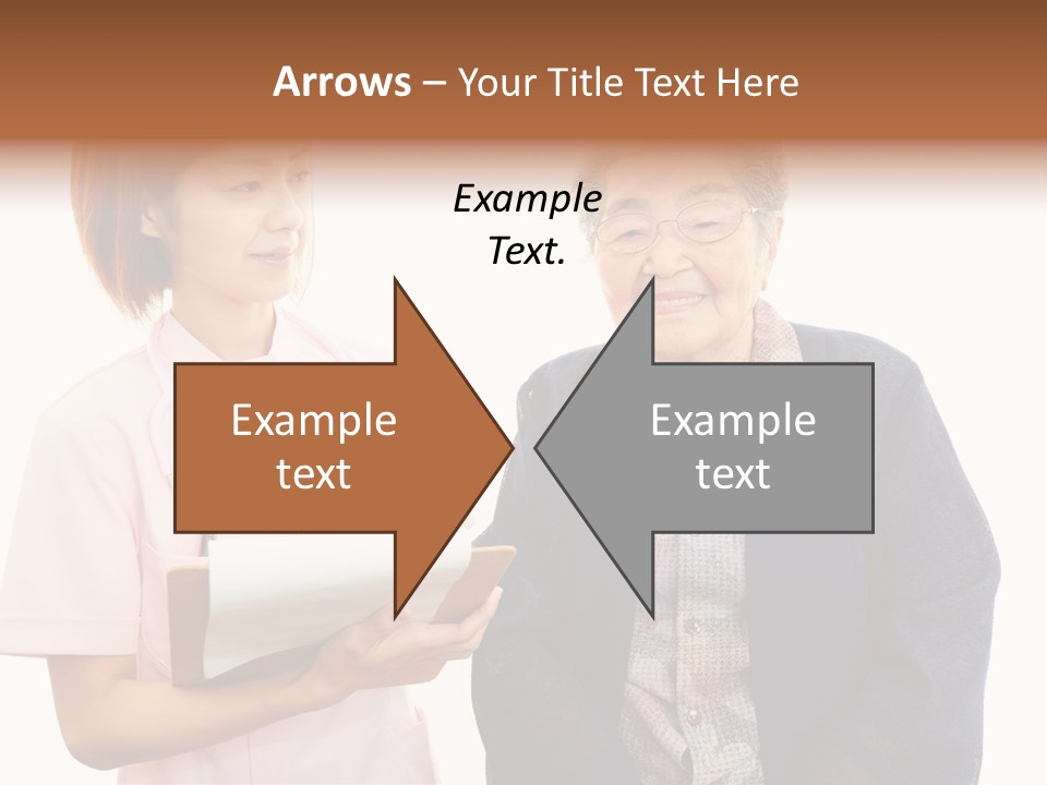 Model Senior Caregiver PowerPoint Template