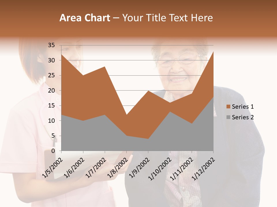 Model Senior Caregiver PowerPoint Template
