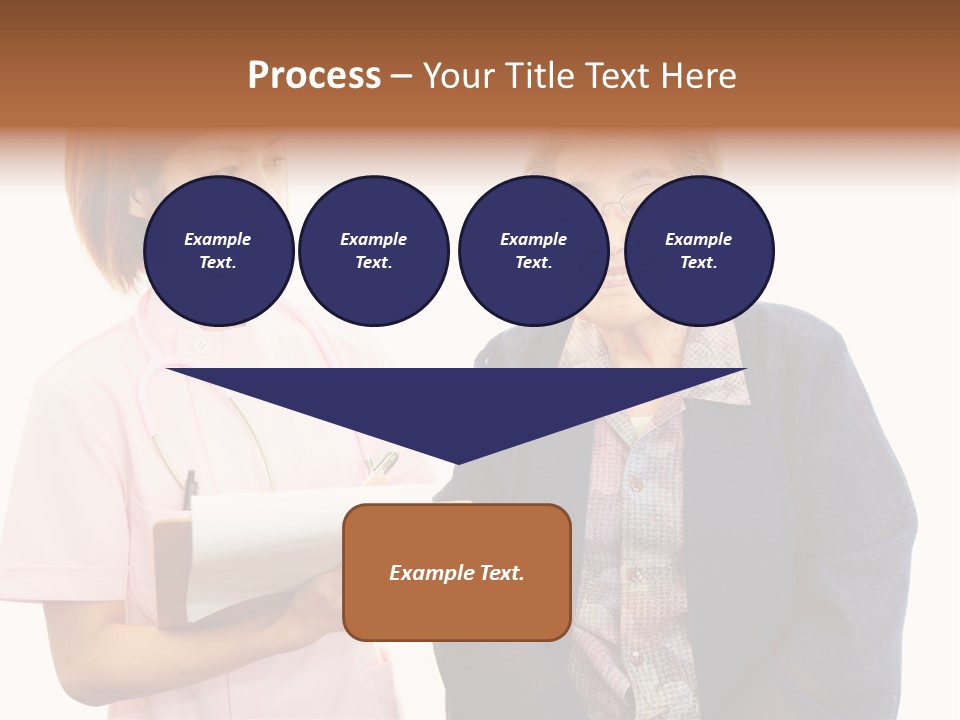 Model Senior Caregiver PowerPoint Template
