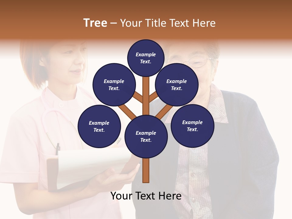 Model Senior Caregiver PowerPoint Template