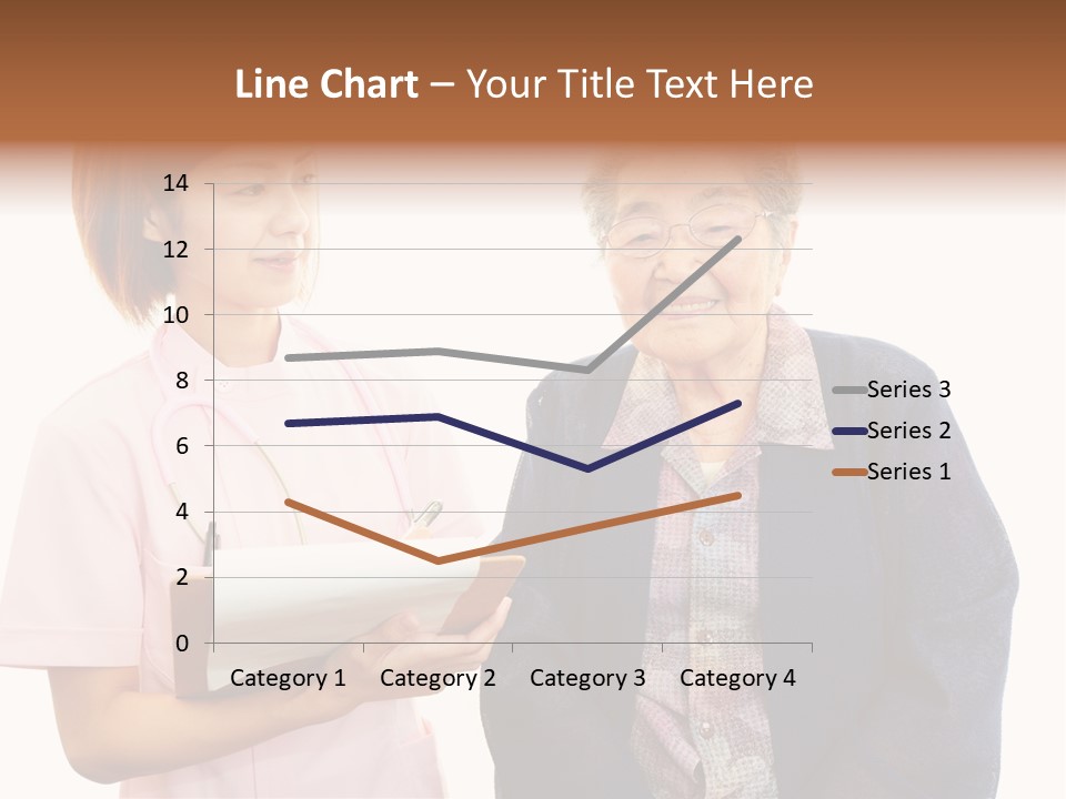 Model Senior Caregiver PowerPoint Template