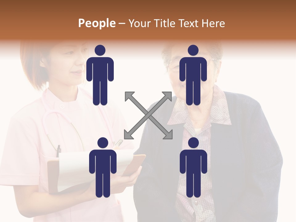 Model Senior Caregiver PowerPoint Template