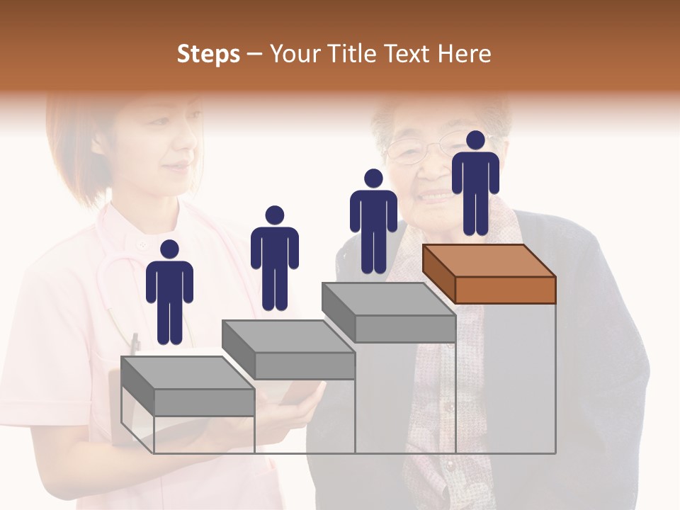 Model Senior Caregiver PowerPoint Template