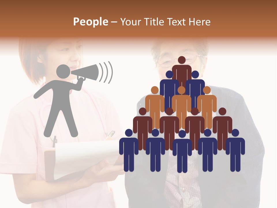 Model Senior Caregiver PowerPoint Template