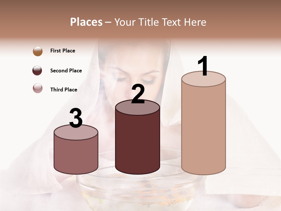 Body Facial Steam Treatment Beauty PowerPoint Template