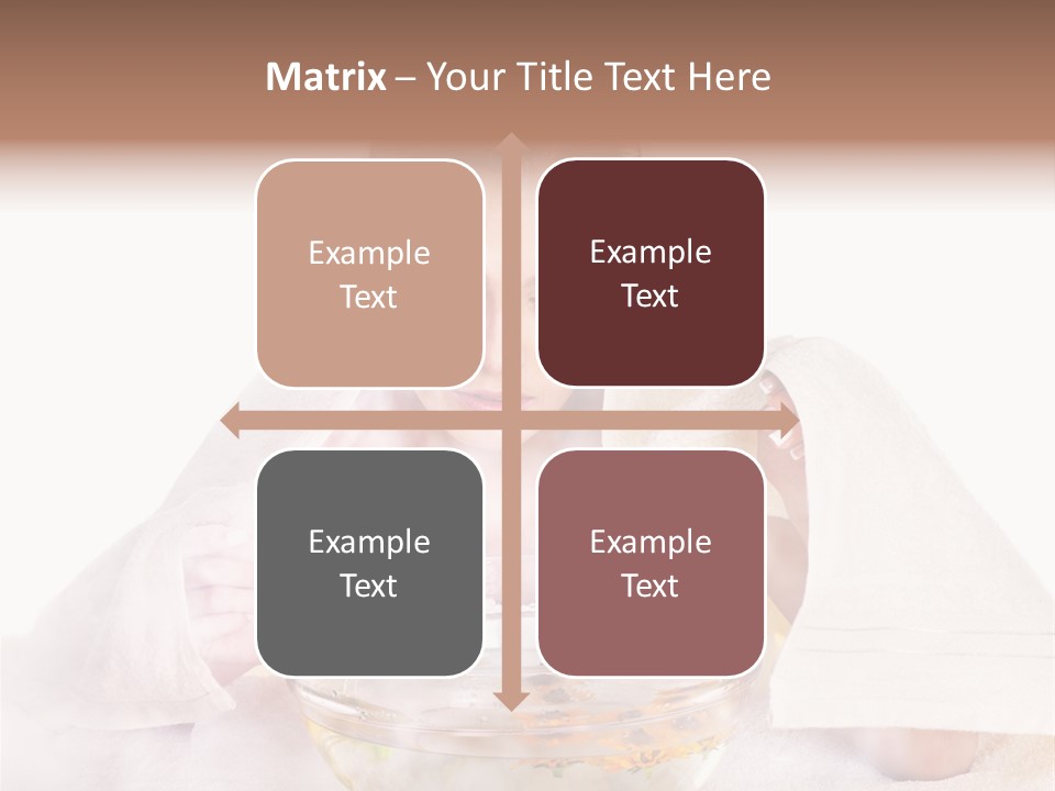 Body Facial Steam Treatment Beauty PowerPoint Template