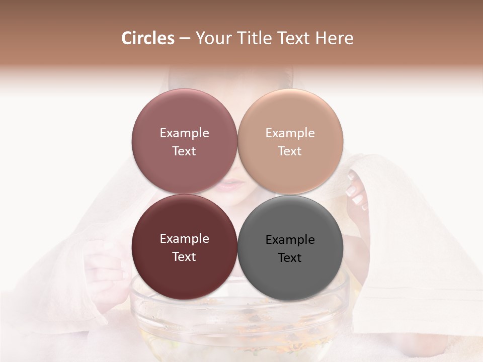 Body Facial Steam Treatment Beauty PowerPoint Template