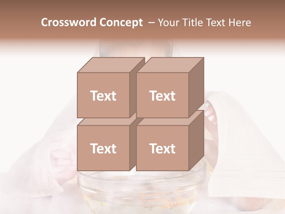 Body Facial Steam Treatment Beauty PowerPoint Template