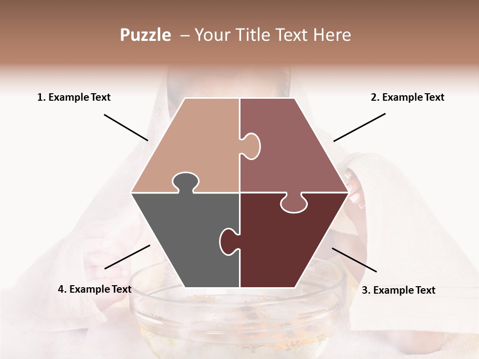 Body Facial Steam Treatment Beauty PowerPoint Template