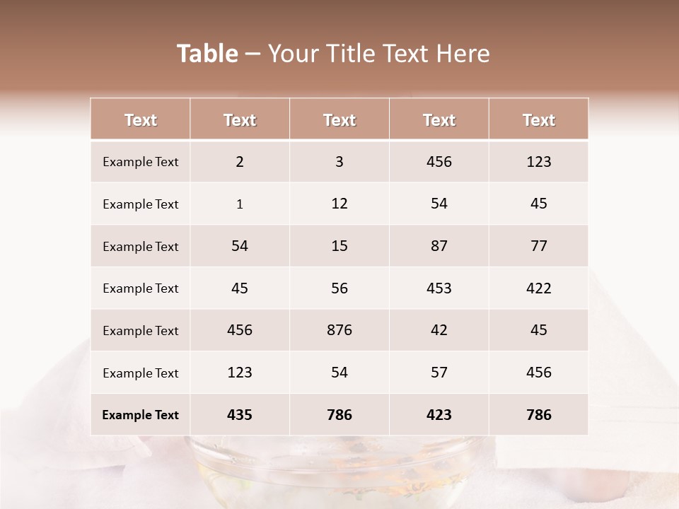 Body Facial Steam Treatment Beauty PowerPoint Template