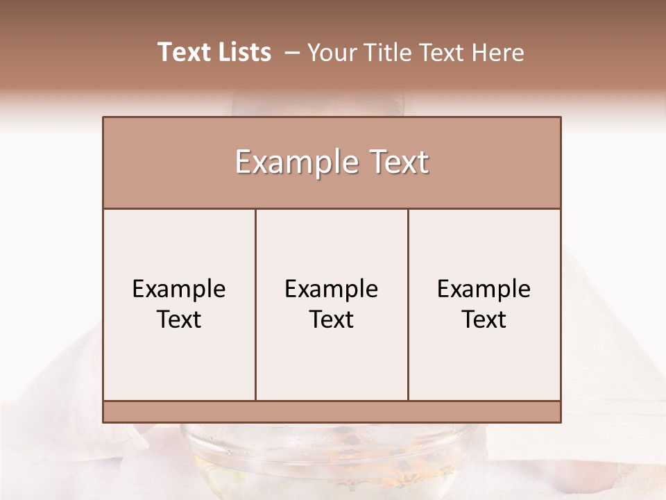 Body Facial Steam Treatment Beauty PowerPoint Template