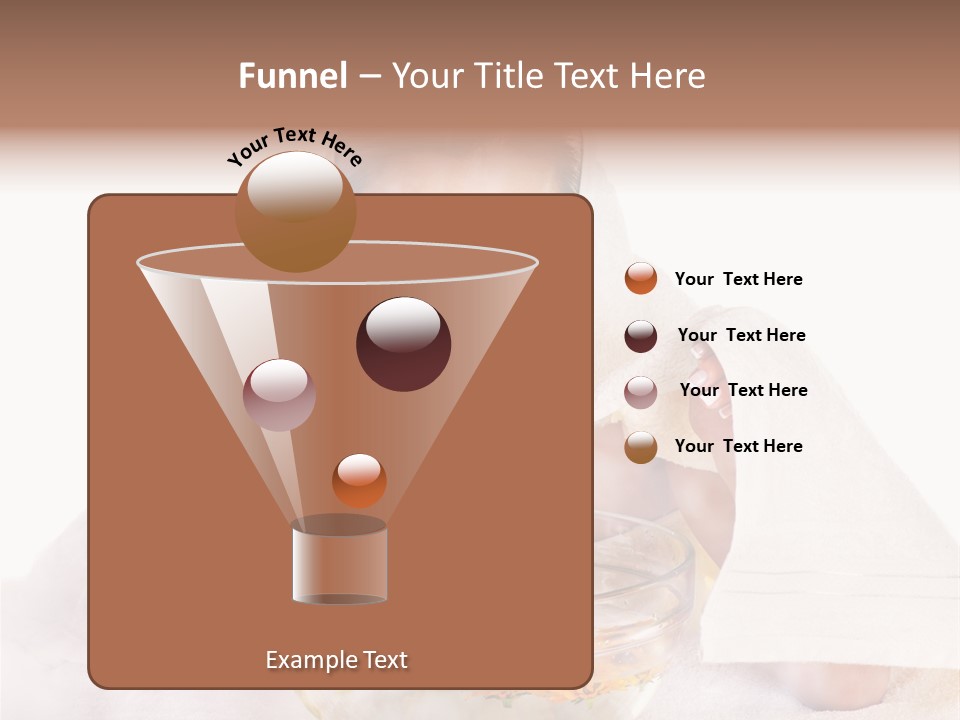 Body Facial Steam Treatment Beauty PowerPoint Template