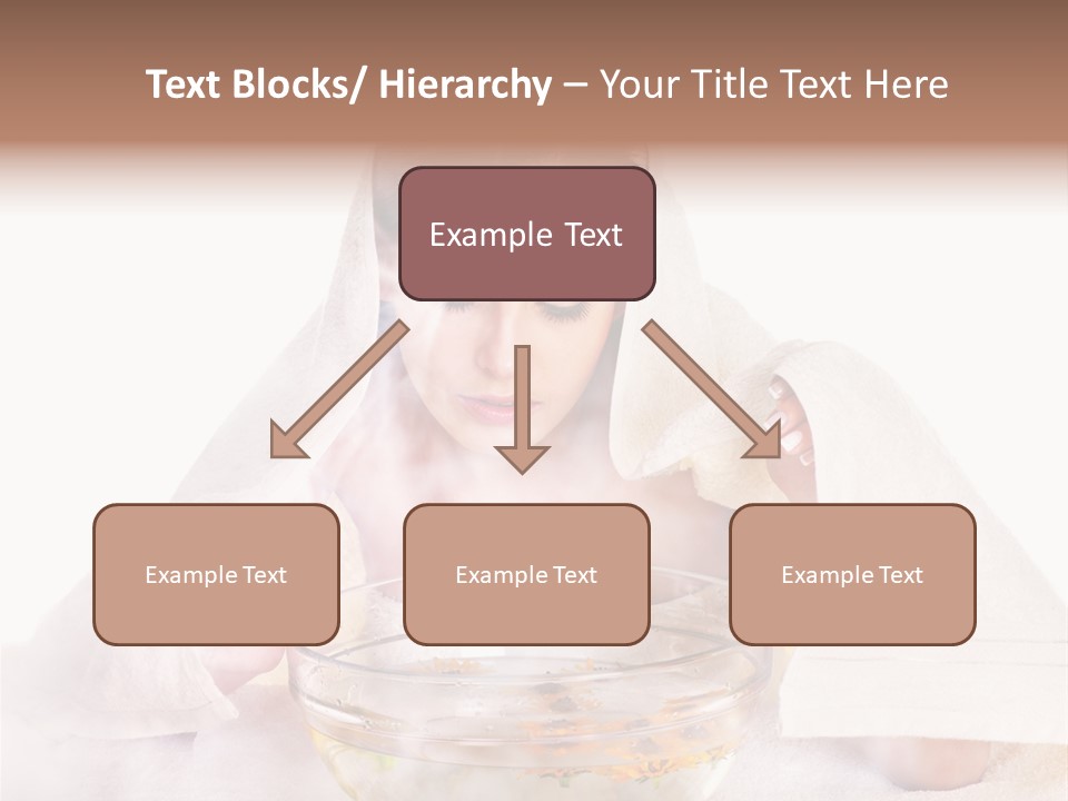Body Facial Steam Treatment Beauty PowerPoint Template