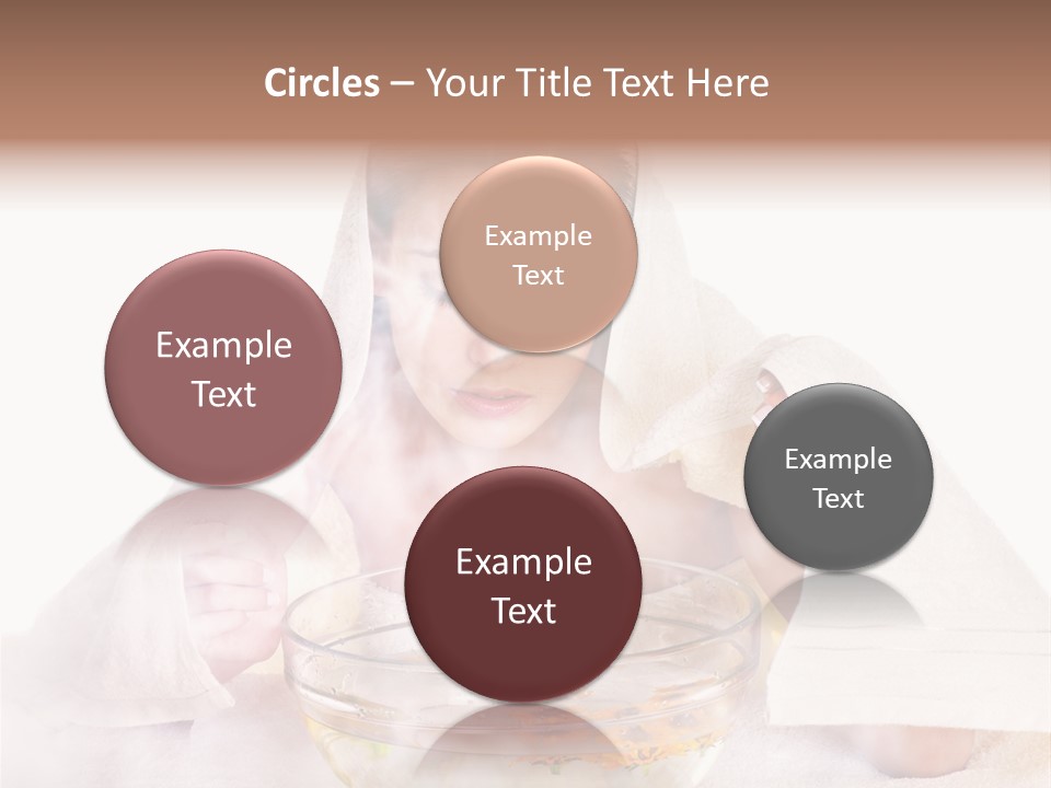 Body Facial Steam Treatment Beauty PowerPoint Template