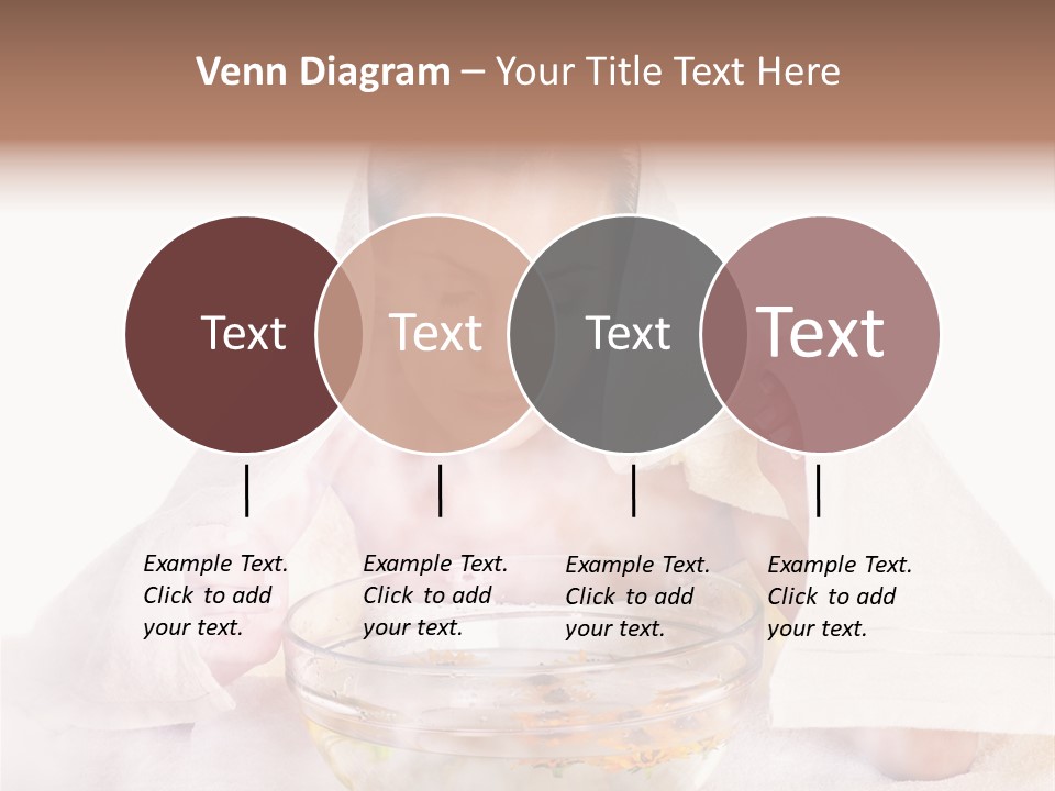 Body Facial Steam Treatment Beauty PowerPoint Template