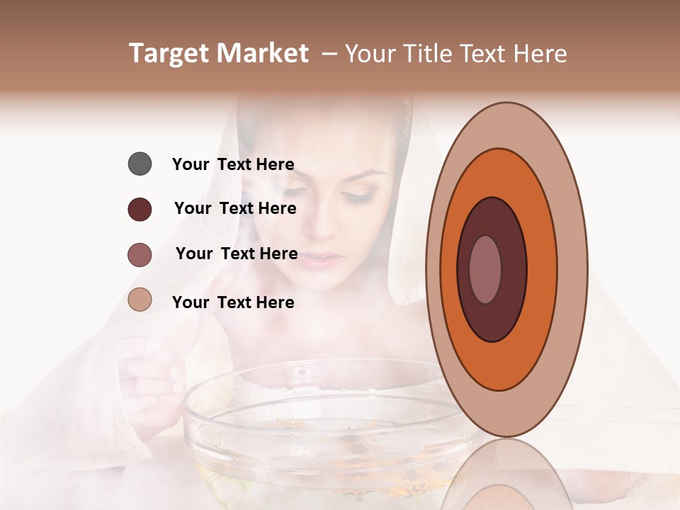 Body Facial Steam Treatment Beauty PowerPoint Template