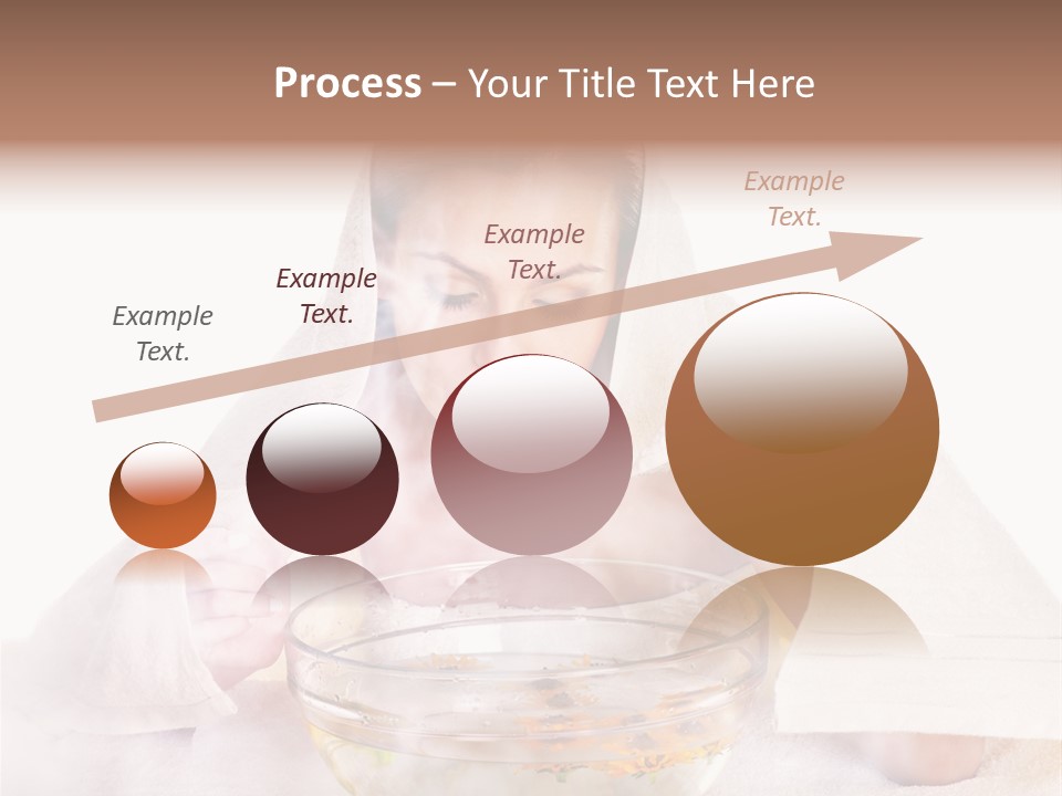 Body Facial Steam Treatment Beauty PowerPoint Template