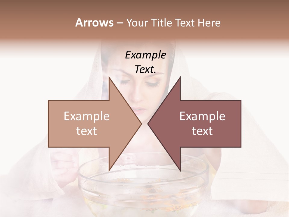 Body Facial Steam Treatment Beauty PowerPoint Template