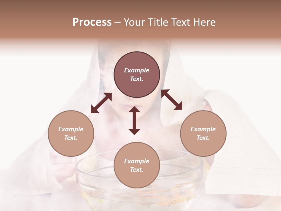 Body Facial Steam Treatment Beauty PowerPoint Template