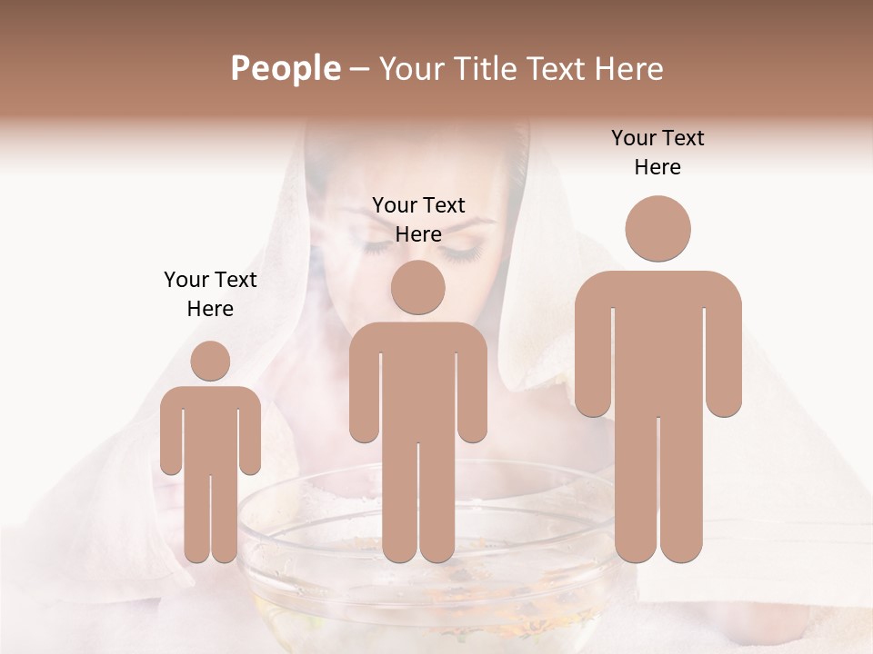 Body Facial Steam Treatment Beauty PowerPoint Template