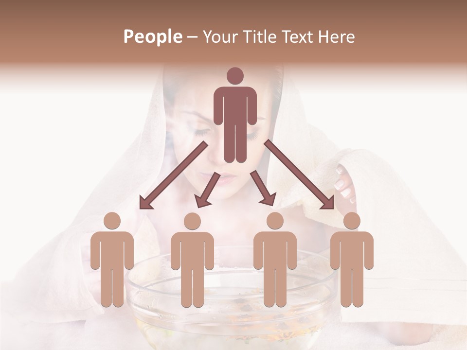 Body Facial Steam Treatment Beauty PowerPoint Template