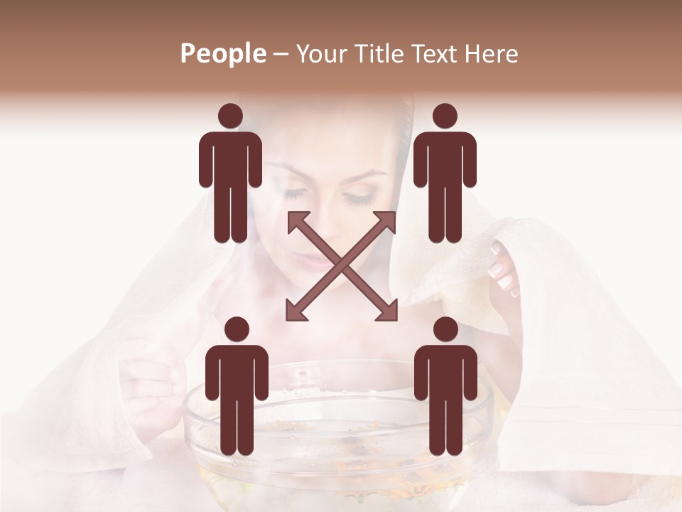 Body Facial Steam Treatment Beauty PowerPoint Template