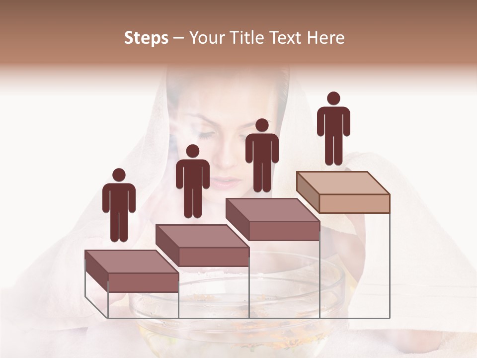 Body Facial Steam Treatment Beauty PowerPoint Template