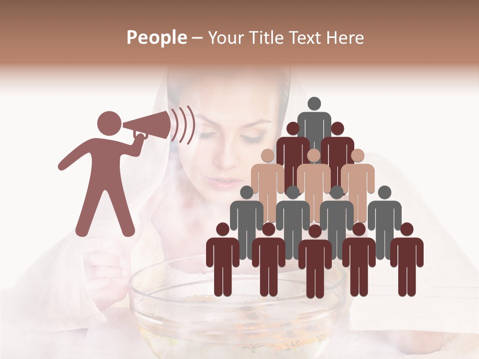 Body Facial Steam Treatment Beauty PowerPoint Template