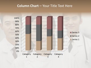 Portrait Stethoscope Scrubs PowerPoint Template