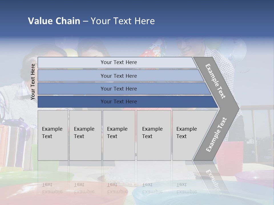 Birthday Senior Men Granddaughter PowerPoint Template