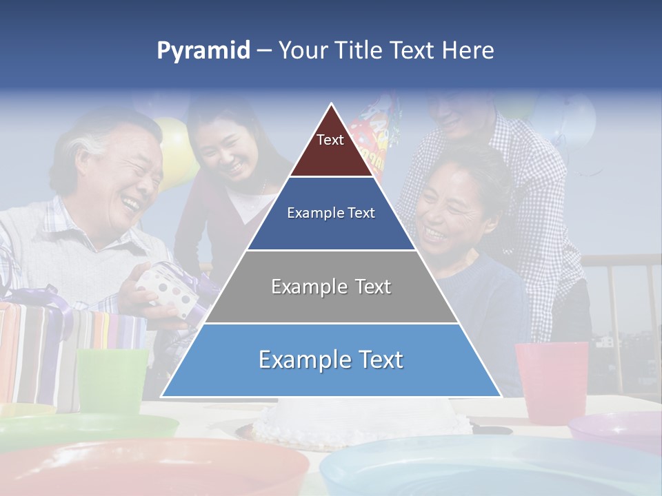 Birthday Senior Men Granddaughter PowerPoint Template