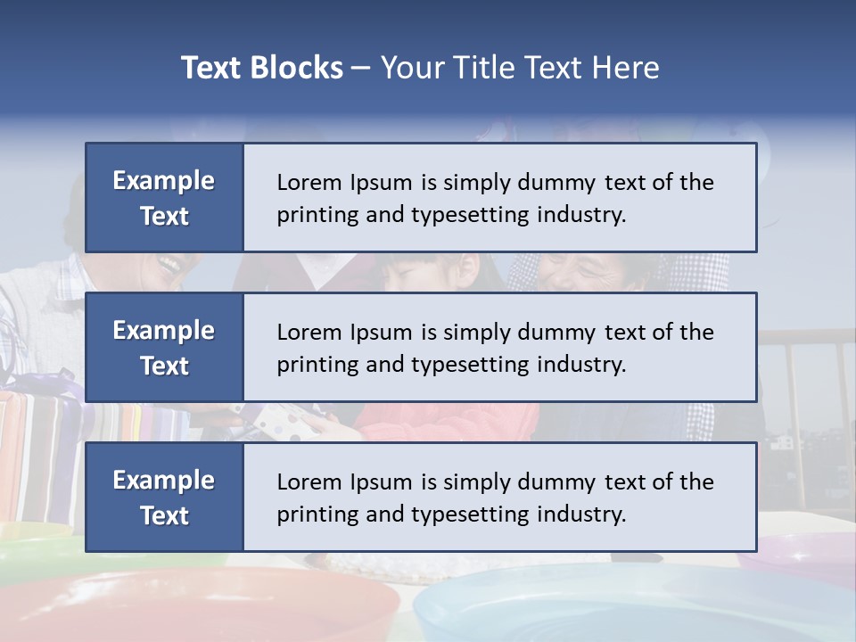 Birthday Senior Men Granddaughter PowerPoint Template