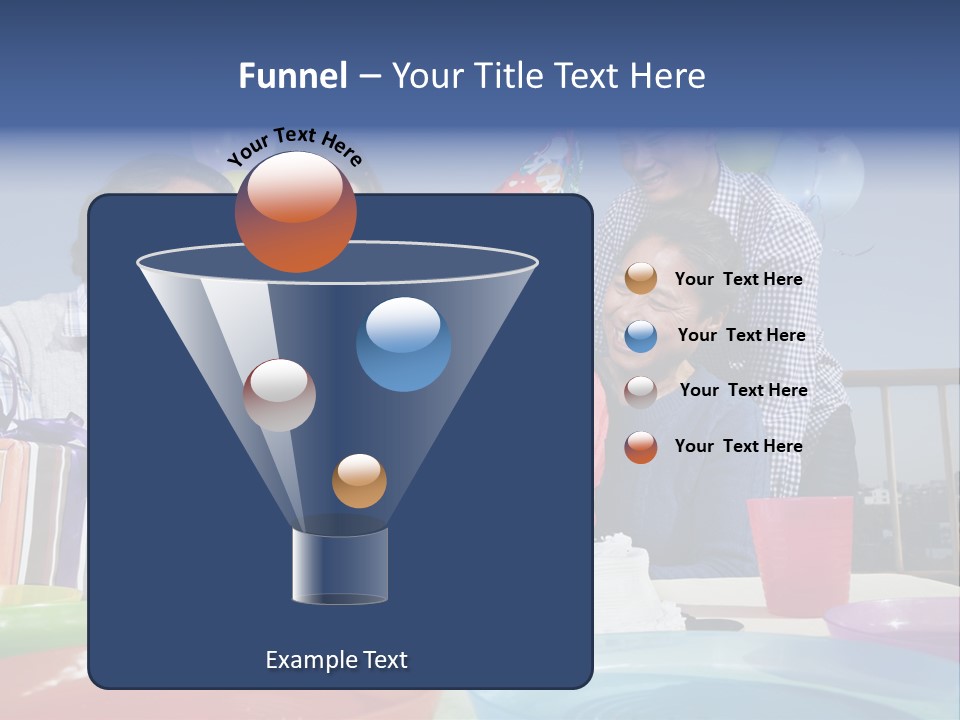 Birthday Senior Men Granddaughter PowerPoint Template