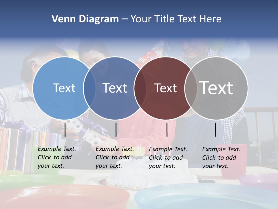 Birthday Senior Men Granddaughter PowerPoint Template