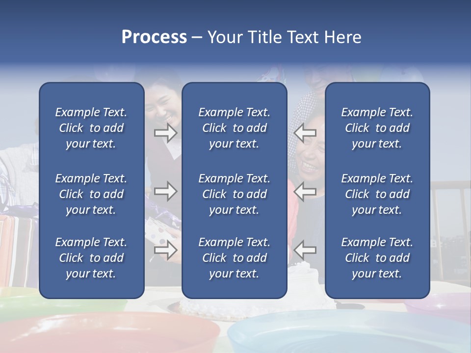 Birthday Senior Men Granddaughter PowerPoint Template