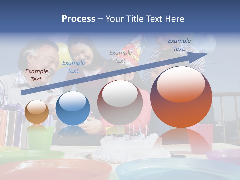 Birthday Senior Men Granddaughter PowerPoint Template