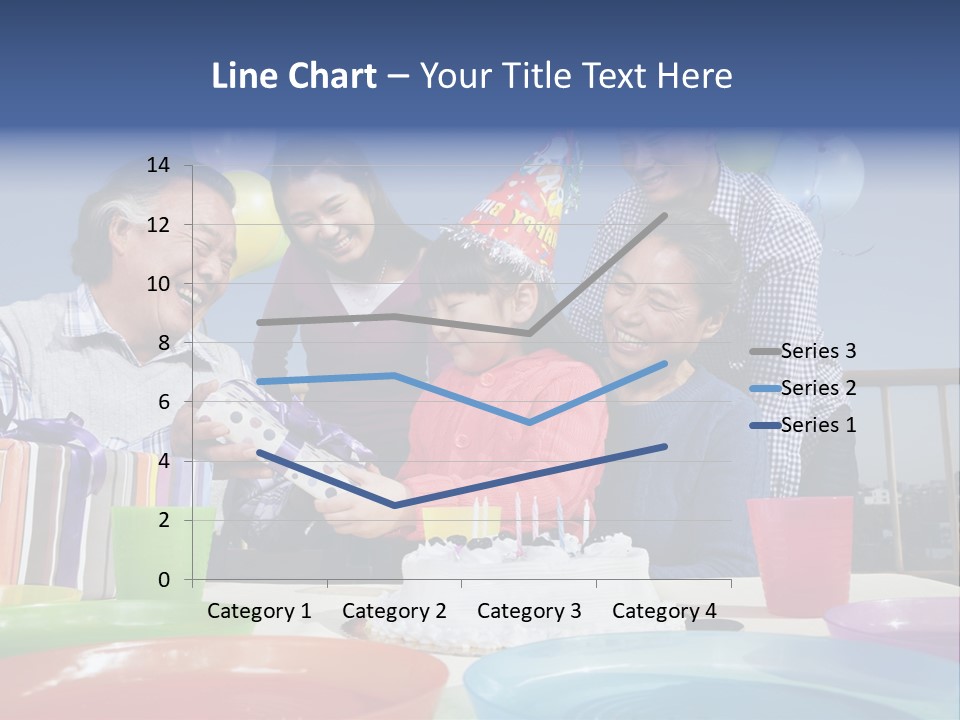 Birthday Senior Men Granddaughter PowerPoint Template