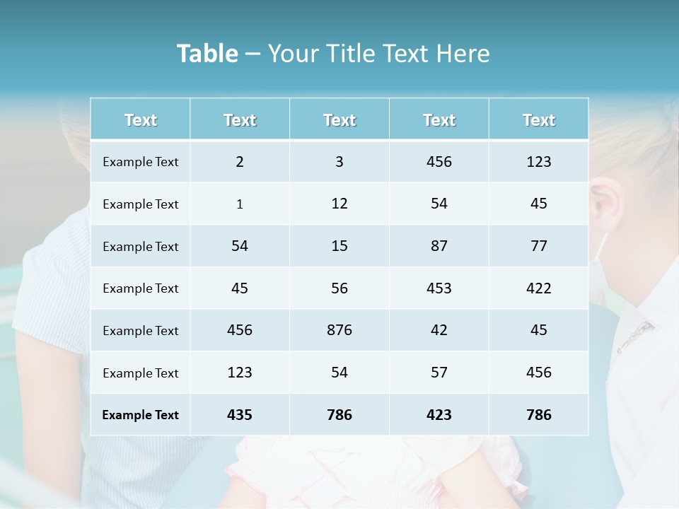 Care Chair Attractive PowerPoint Template