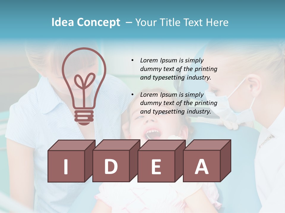 Care Chair Attractive PowerPoint Template