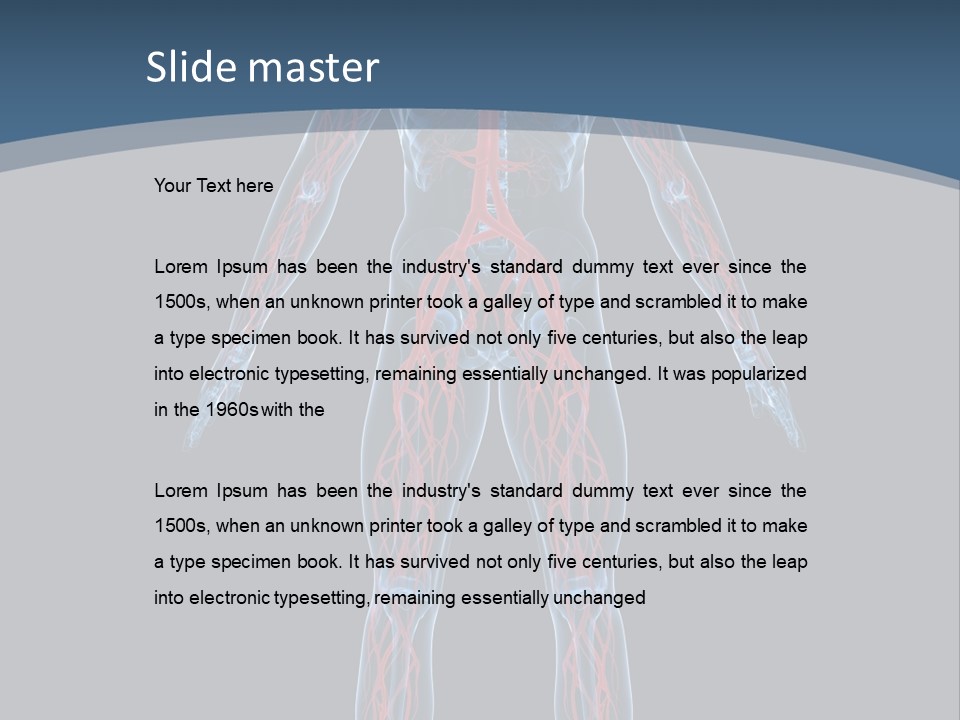 Science Anatomical Healthy PowerPoint Template