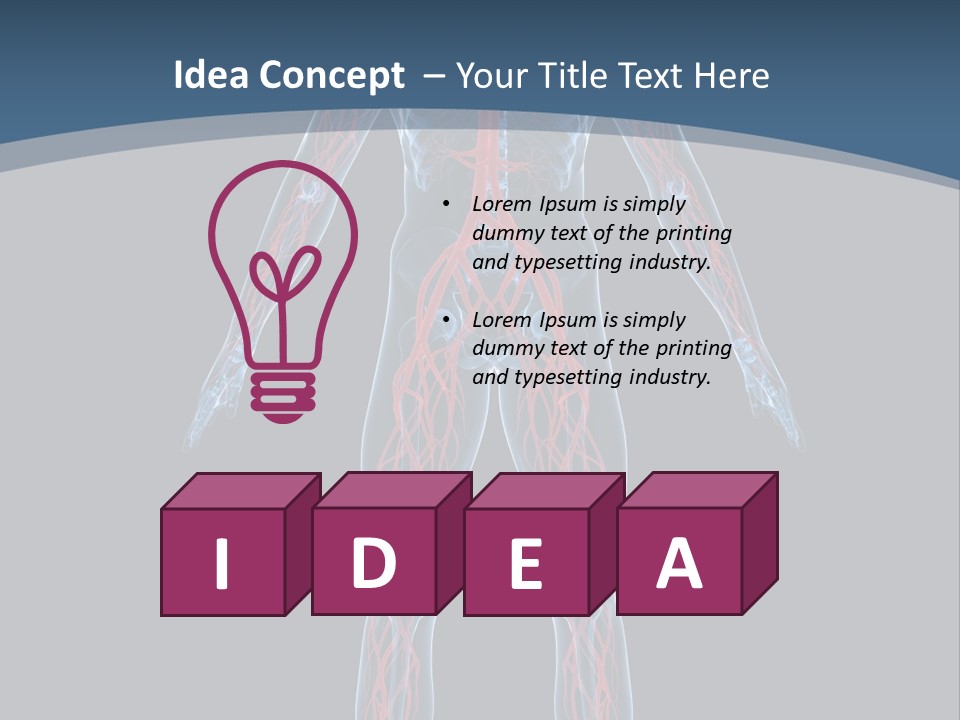 Science Anatomical Healthy PowerPoint Template