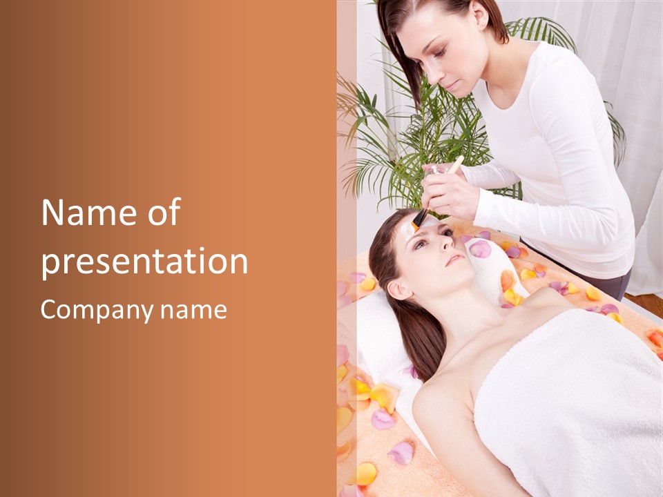 Facial Salon Medicine PowerPoint Template