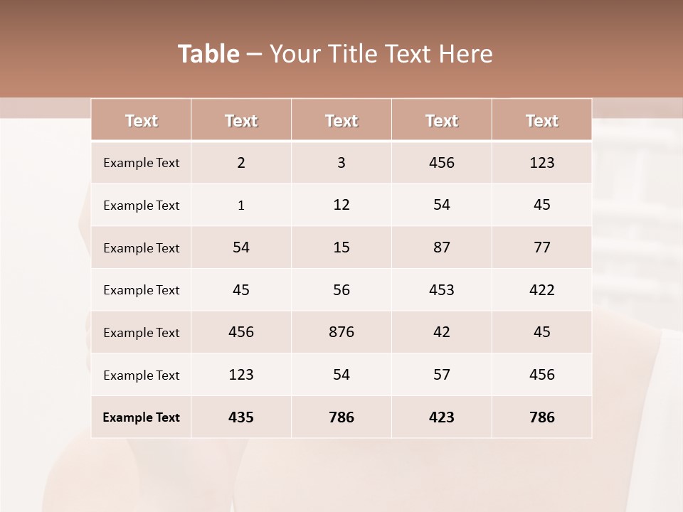 Purity Home Reflection PowerPoint Template