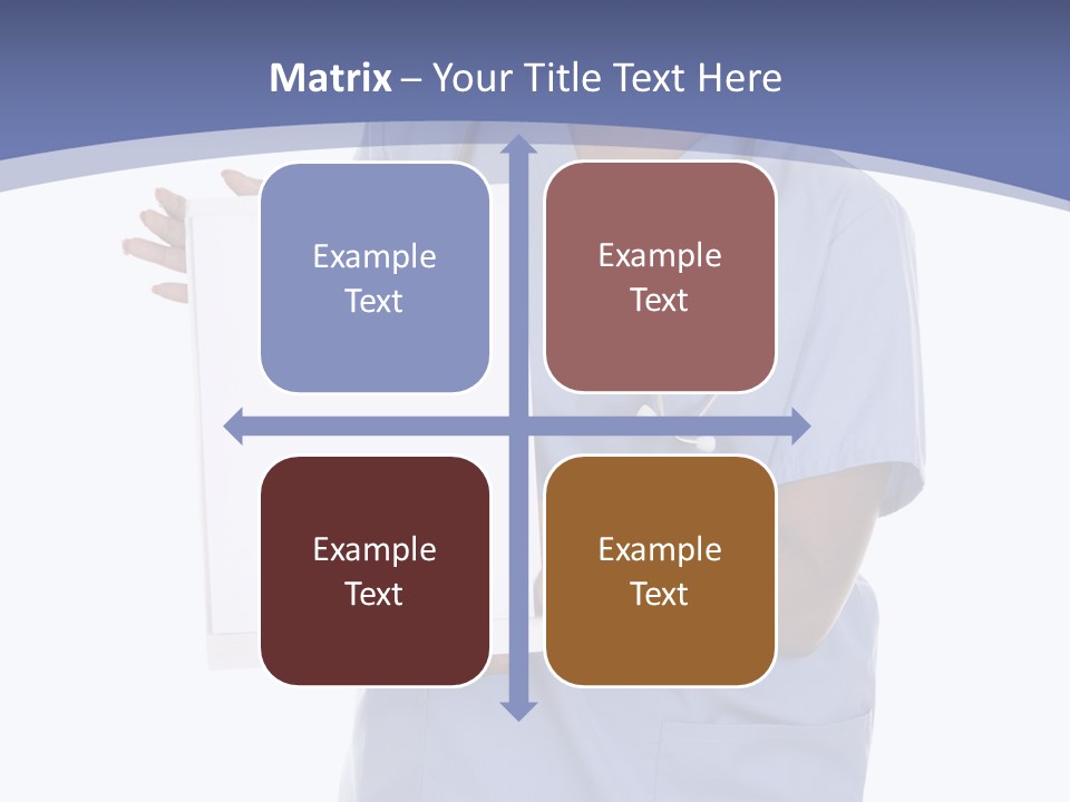 Health Confident Nurse PowerPoint Template