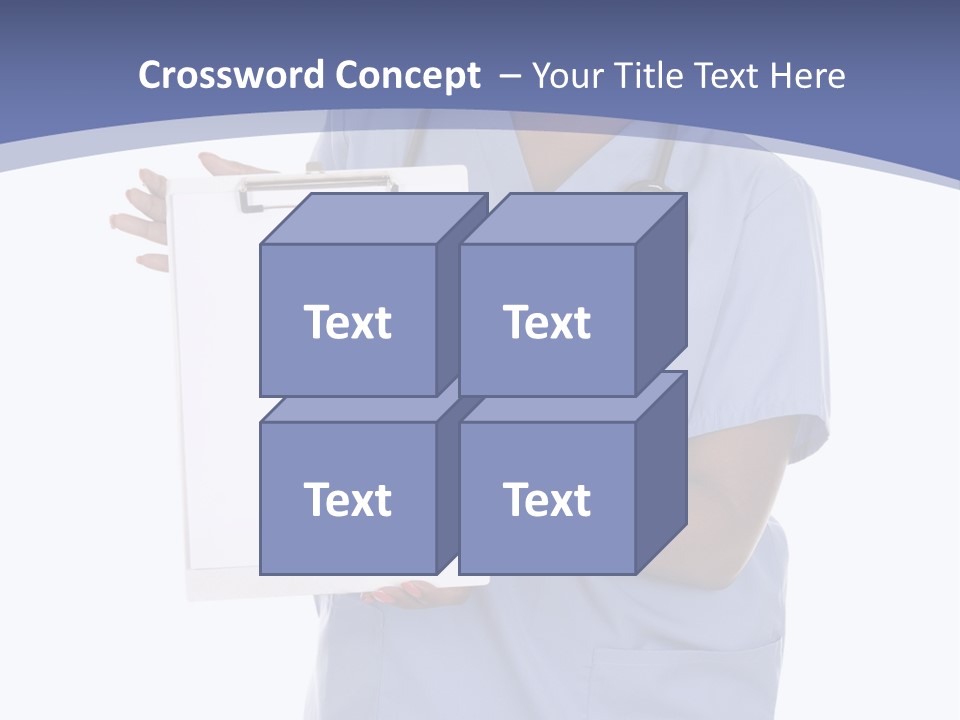 Health Confident Nurse PowerPoint Template