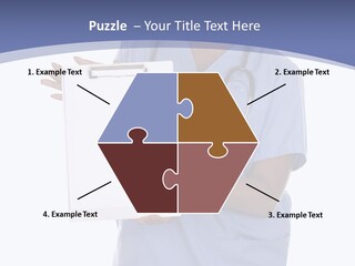 Health Confident Nurse PowerPoint Template
