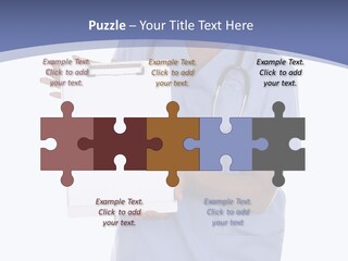 Health Confident Nurse PowerPoint Template
